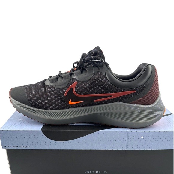 Nike Zoom Winflo 8 Shield Black Bronze Eclipse Weatherized Men's 13 DC3727-200 - Picture 2 of 15
